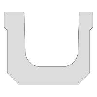 車道用鉄筋コンクリートU形